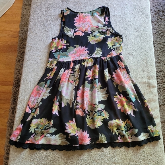 Anthropologie Maeve Violetta sheer floral babydoll dress size small​ - Picture 10 of 15